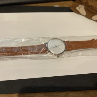 Brown Leather Band Watch